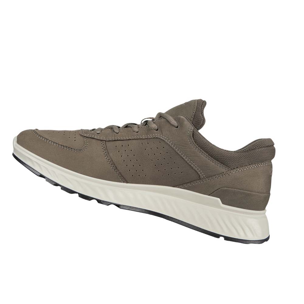 Men's Ecco Exostride Sneakers Olive | USA 616XYU